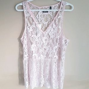 🛍BUFFALO David Bitton🛍 Lace Top with Ruffle